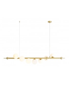 LAMPA WISZĄCA WAVE 7 BRASS ALDEX 1115T40