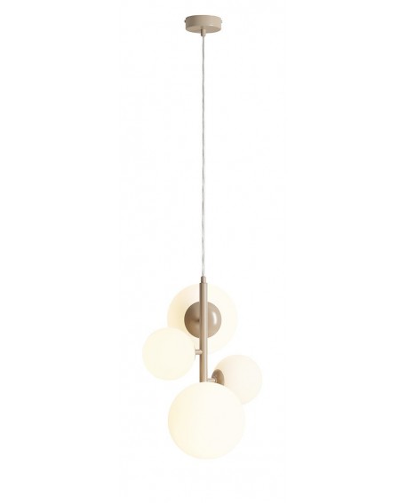 LAMPA WISZĄCA BLOOM 4 BEIGE ALDEX 1091L17