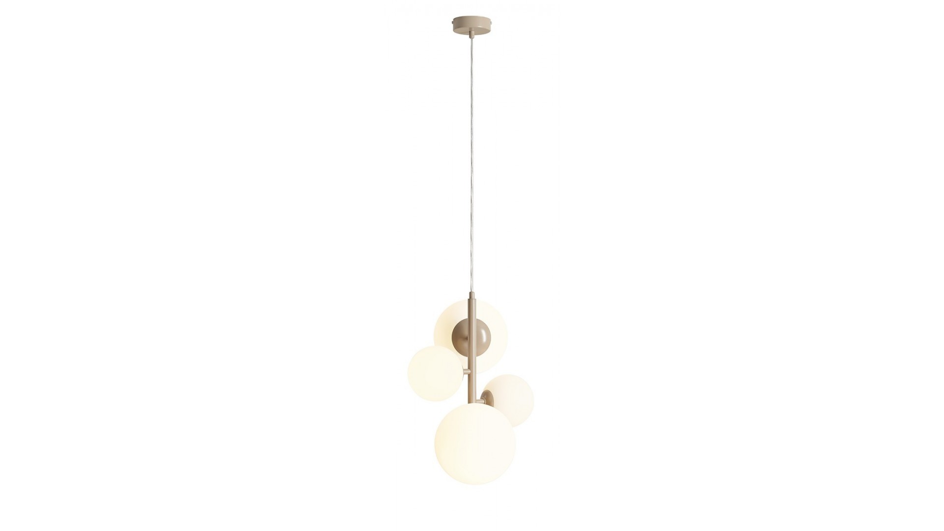LAMPA WISZĄCA BLOOM 4 BEIGE ALDEX 1091L17
