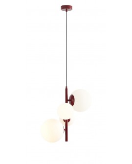 LAMPA WISZĄCA BLOOM 4 RED WINE ALDEX 1091L15