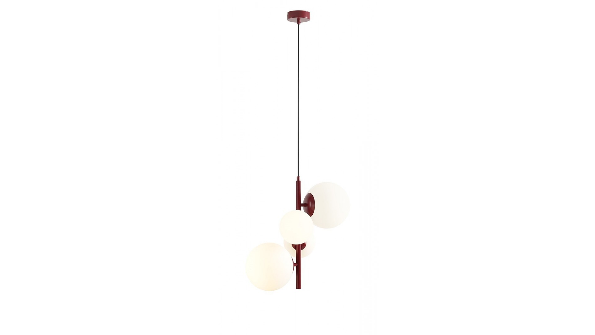 LAMPA WISZĄCA BLOOM 4 RED WINE ALDEX 1091L15