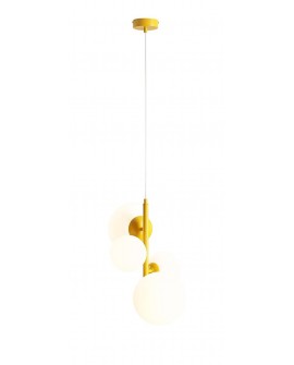 LAMPA WISZĄCA BLOOM 4 MUSTARD ALDEX 1091L14