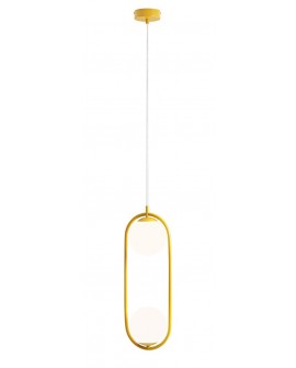 LAMPA WISZĄCA RIVA 2 MUSTARD ALDEX 1086H14