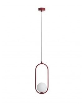 LAMPA WISZĄCA RIVA RED WINE ALDEX 1086G15