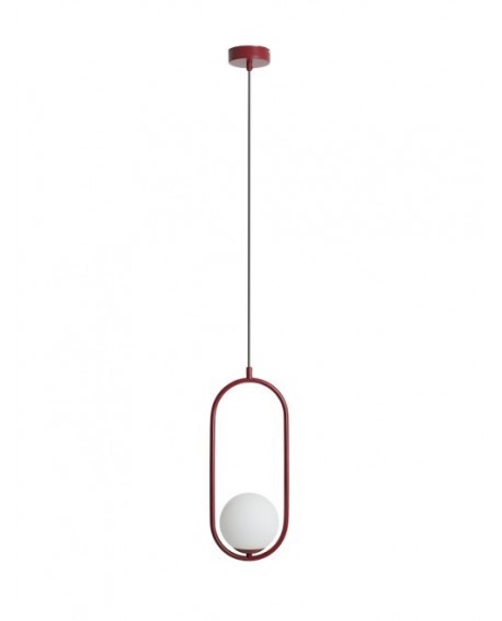 LAMPA WISZĄCA RIVA RED WINE ALDEX 1086G15