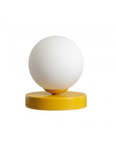 LAMPKA BIURKOWA BALL MUSTARD S ALDEX 1076B14_S