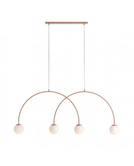 LAMPA WISZĄCA UNA 4 CORAL L ALDEX 1116L11_L