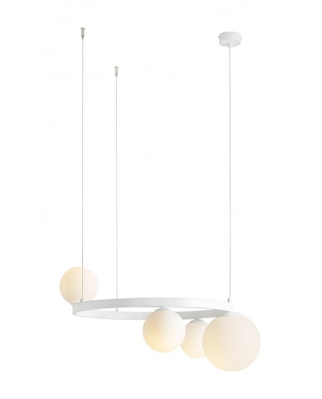 LAMPA WISZĄCA GARDA 4 RING WHITE ALDEX 1099L_R