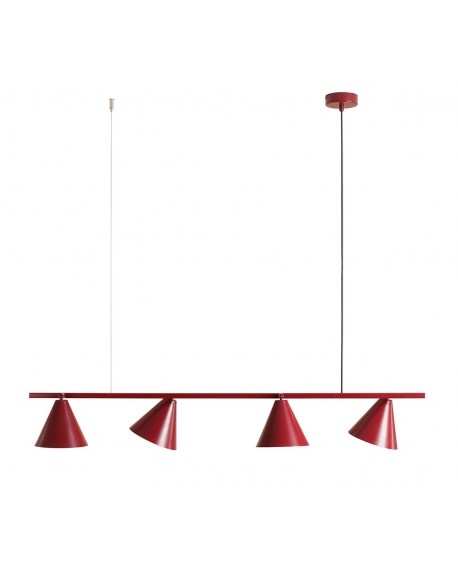 LAMPA WISZĄCA FORM 4 RED WINE ALDEX 1108L15