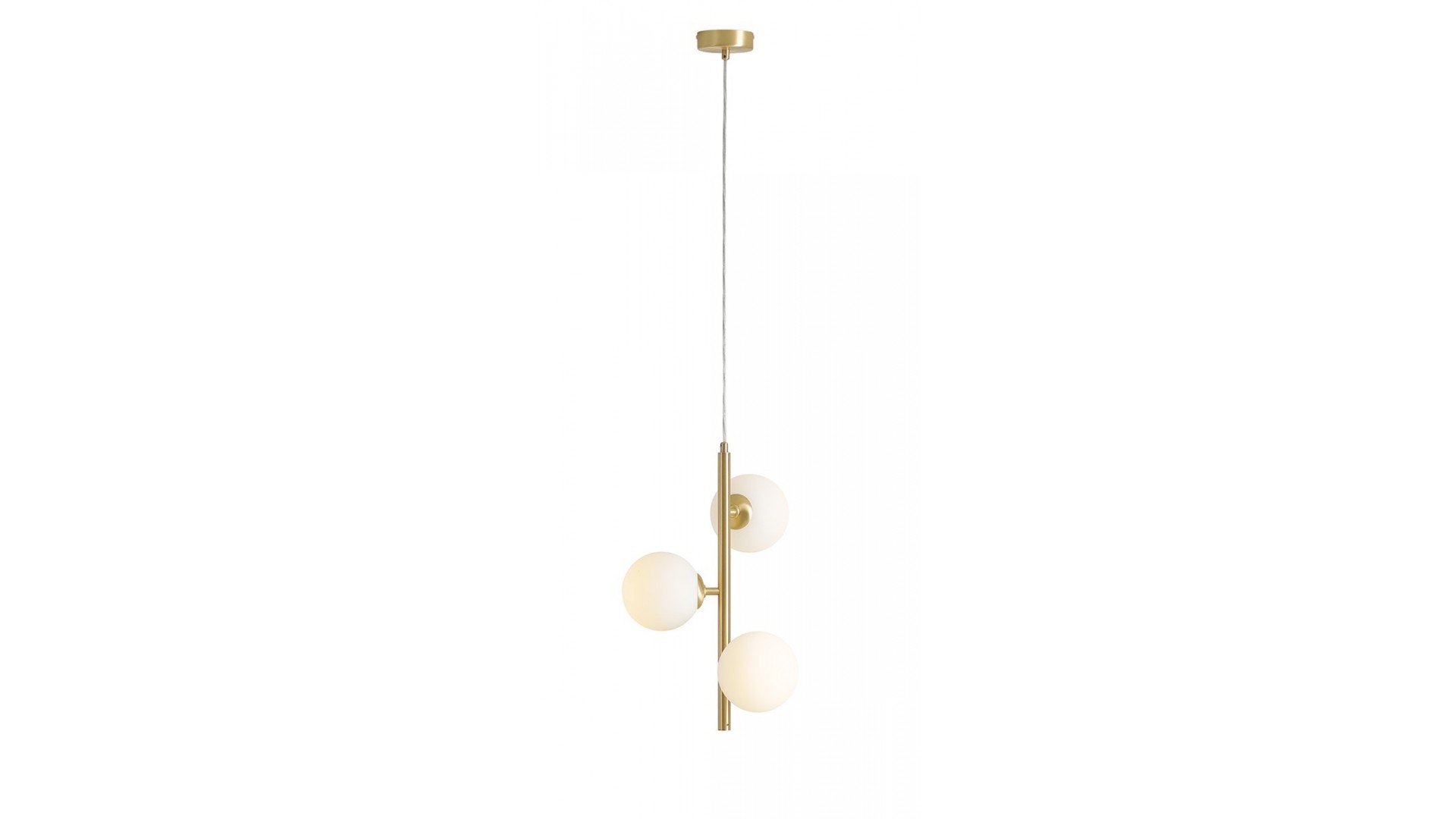 LAMPA WISZĄCA FIN 3 BRASS S ALDEX 1120E40_S