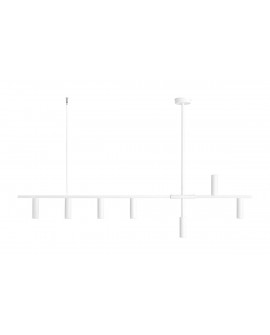 LAMPA WISZĄCA TREVO 7 ALL WHITE ALDEX 1104T