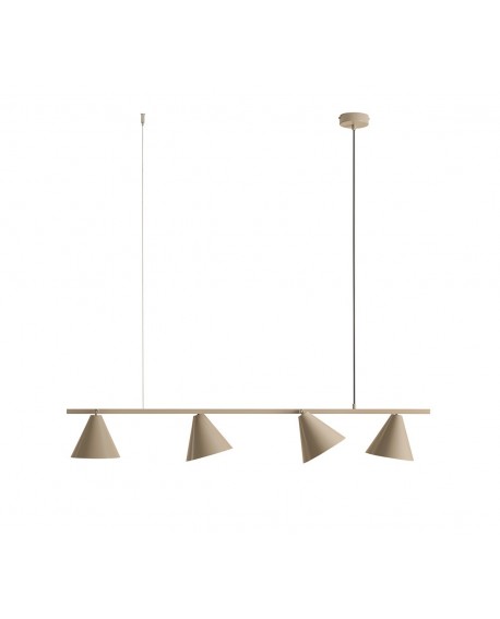 LAMPA WISZĄCA FORM 4 BEIGE ALDEX 1108L17