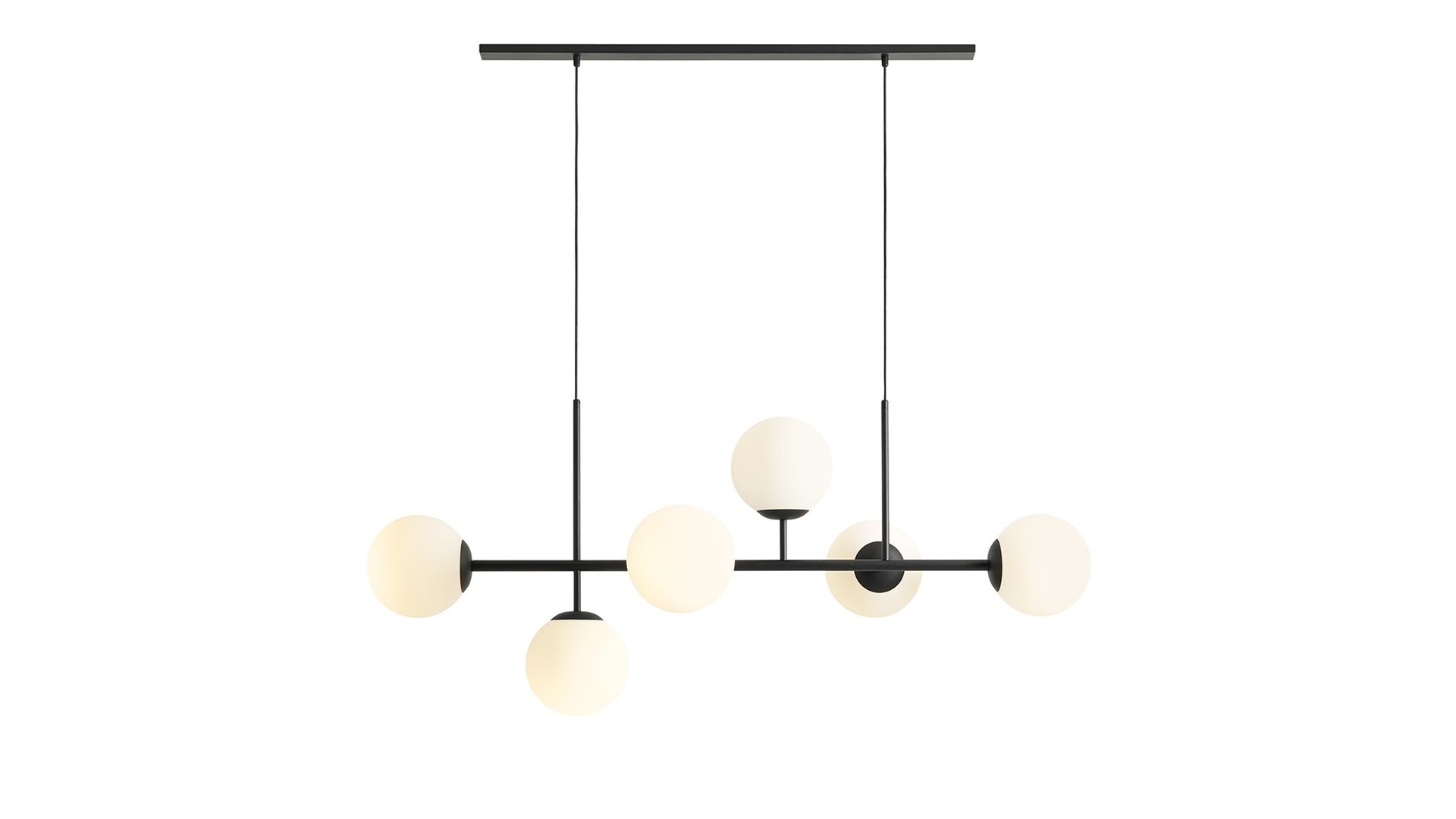 LAMPA WISZĄCA FIN 6 BLACK ALDEX 1120K1
