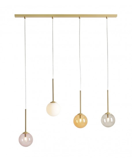 LAMPA WISZĄCA BOSSO 4 MULTICOLUR ALDEX 1119L40