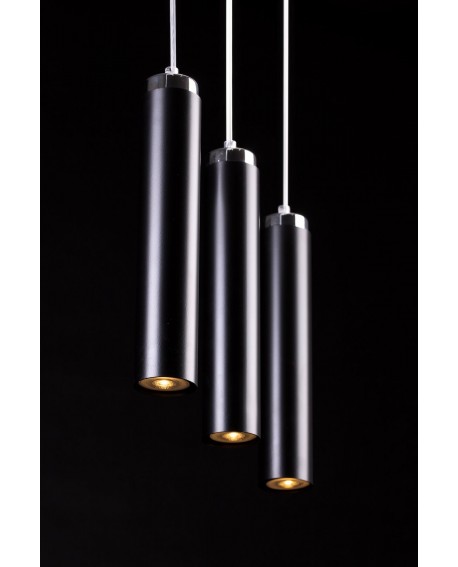 LAMPA WISZĄCA LUNA 1 CZARNA EMIBIG