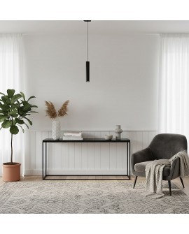 LAMPA WISZĄCA LUNA 1 CZARNA EMIBIG