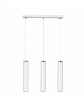 LAMPA WISZĄCA LUNA 3 BIAŁA EMIBIG