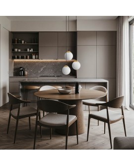 Trzy wiszące lampy Fino W1 z białymi szklanymi kloszami i złotym wykończeniem – eleganckie oświetlenie do nowoczesnych wnętrz.