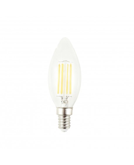 ŻARÓWKA LED FILAMENT E14/C37 MOC 6W 4000K