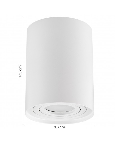  Lampa sufitowa SPOT LED w białym kolorze – nowoczesny design, subtelna elegancja do każdego wnętrza.