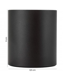  Lampa sufitowa NURI W1 SPOT LED w czarnym kolorze – spot o wysokości 9cm. 