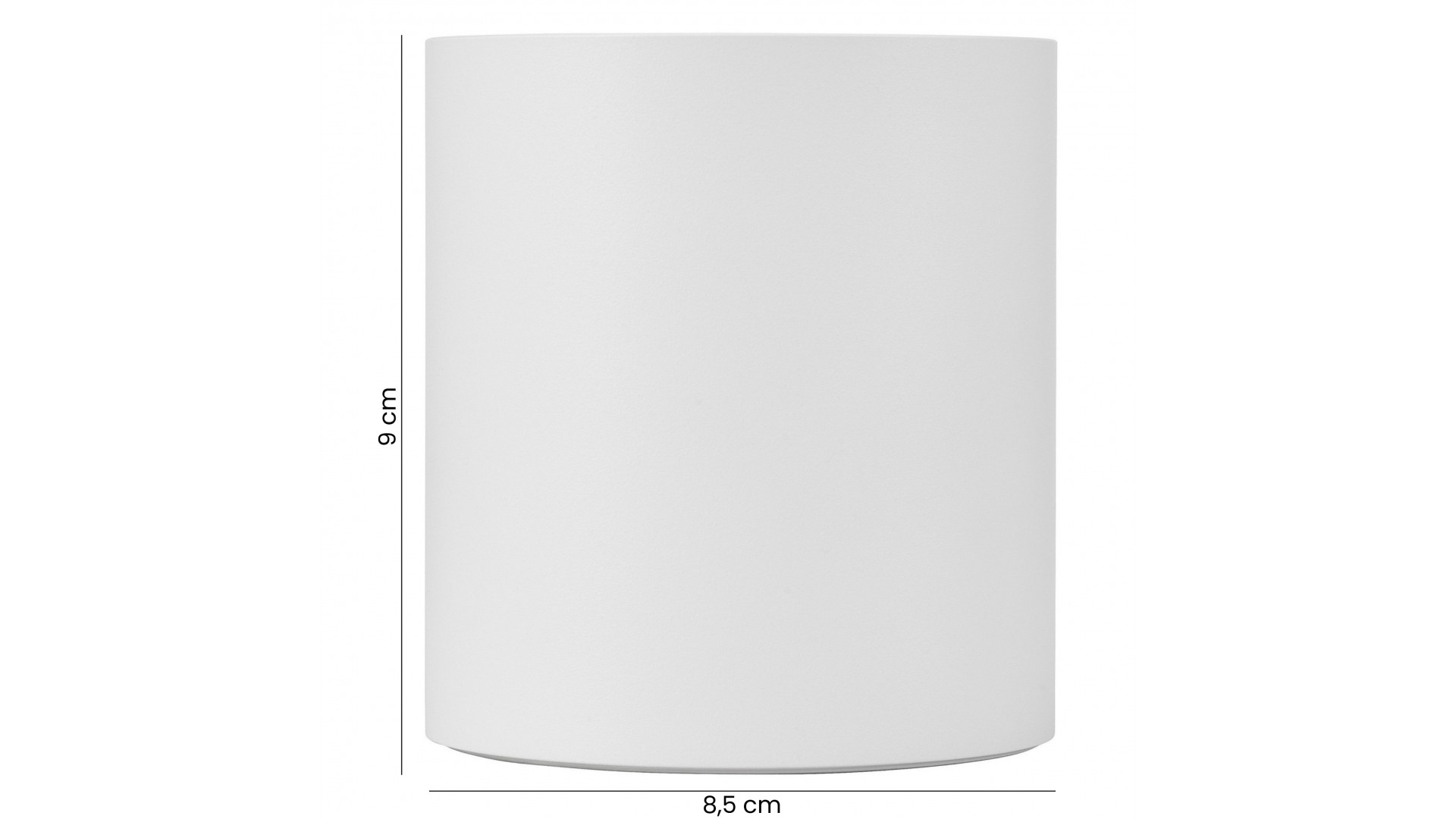  Lampa sufitowa NURI W1 SPOT LED w białym kolorze – spot o wysokości 9cm.