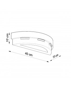 Kinkiet ceramiczny HELIOS Sollux SL.0002