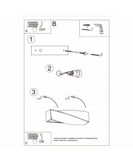 Kinkiet ceramiczny SIGMA Sollux SL.0003
