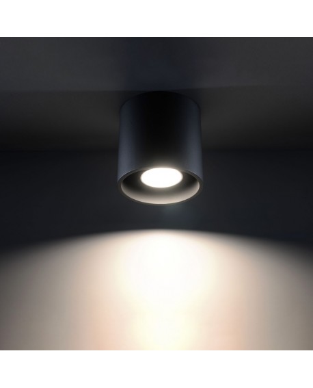 Plafon ORBIS 1 czarny Sollux SL.0016
