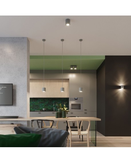 Plafon ORBIS 1 szary Sollux SL.0018