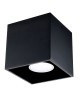 Plafon QUAD 1 czarny Sollux SL.0022
