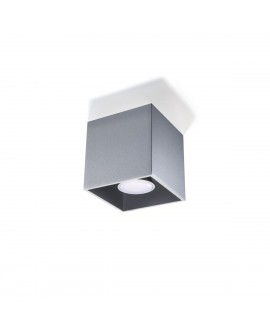 Plafon QUAD 1 szary Sollux SL.0024