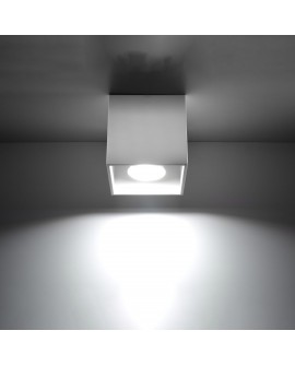 Plafon QUAD 1 biały Sollux SL.0027
