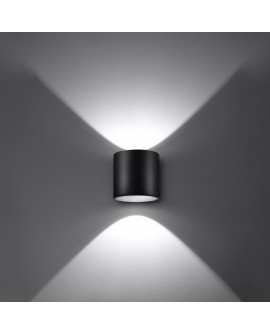 Kinkiet ORBIS 1 czarny Sollux SL.0048