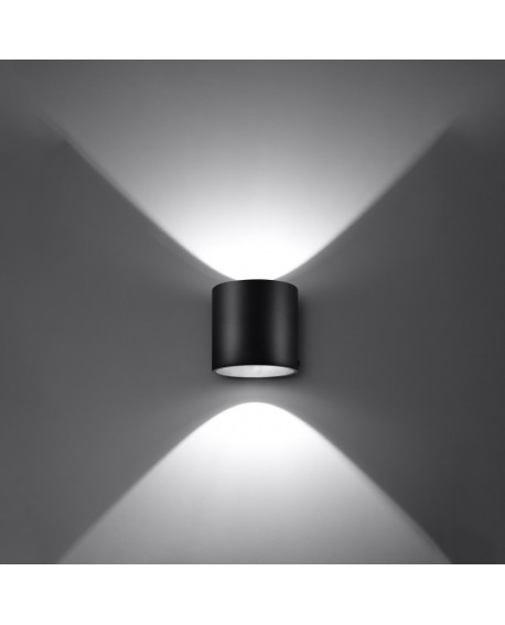 Kinkiet ORBIS 1 czarny Sollux SL.0048