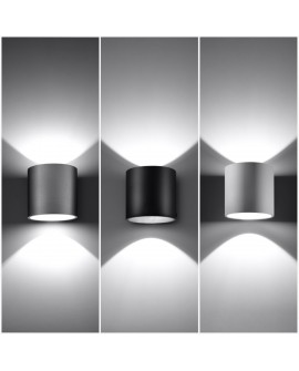 Kinkiet ORBIS 1 czarny Sollux SL.0048