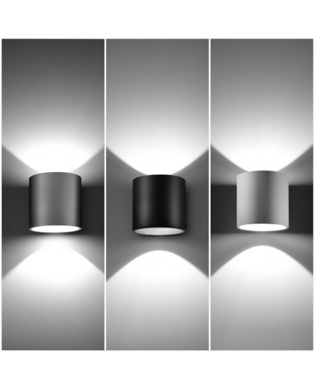 Kinkiet ORBIS 1 czarny Sollux SL.0048