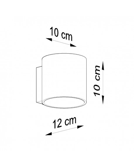 Kinkiet ORBIS 1 czarny Sollux SL.0048