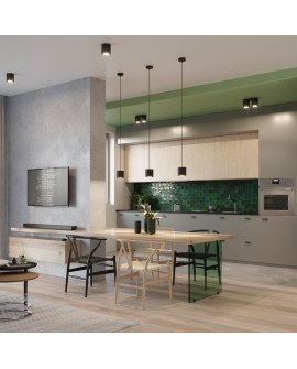 Kinkiet ORBIS 1 czarny Sollux SL.0048