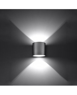 Kinkiet ORBIS 1 szary Sollux SL.0049