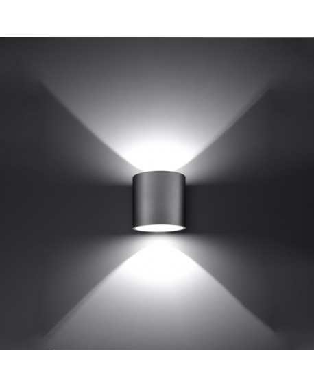 Kinkiet ORBIS 1 szary Sollux SL.0049