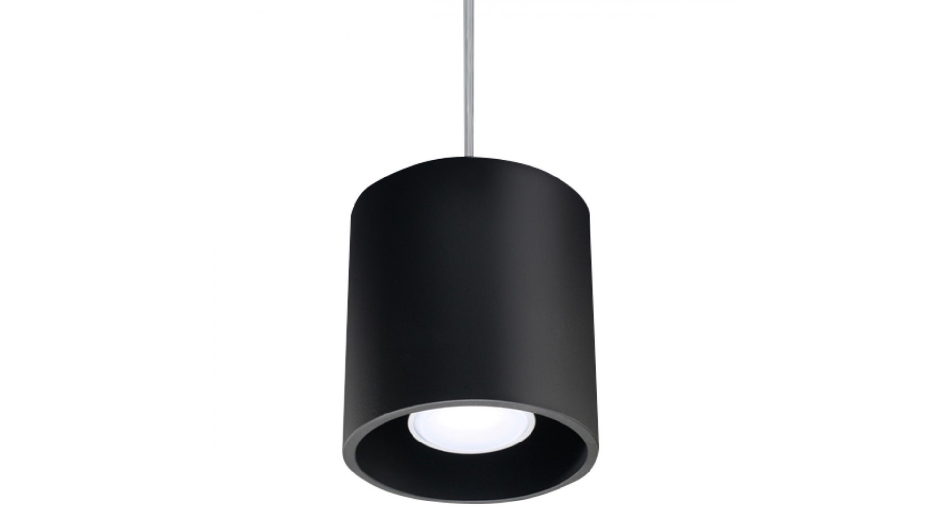 Lampa wisząca ORBIS 1 czarny Sollux SL.0051