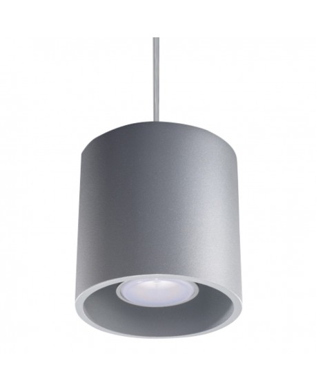 Lampa wisząca ORBIS 1 szary Sollux SL.0052