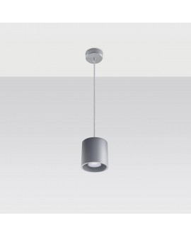 Lampa wisząca ORBIS 1 szary Sollux SL.0052