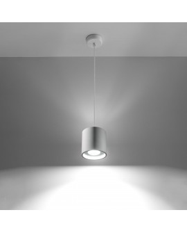 Lampa wisząca ORBIS 1 biały Sollux SL.0053