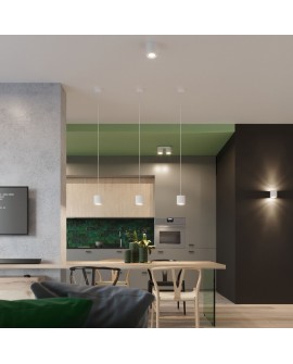 Lampa wisząca ORBIS 1 biały Sollux SL.0053