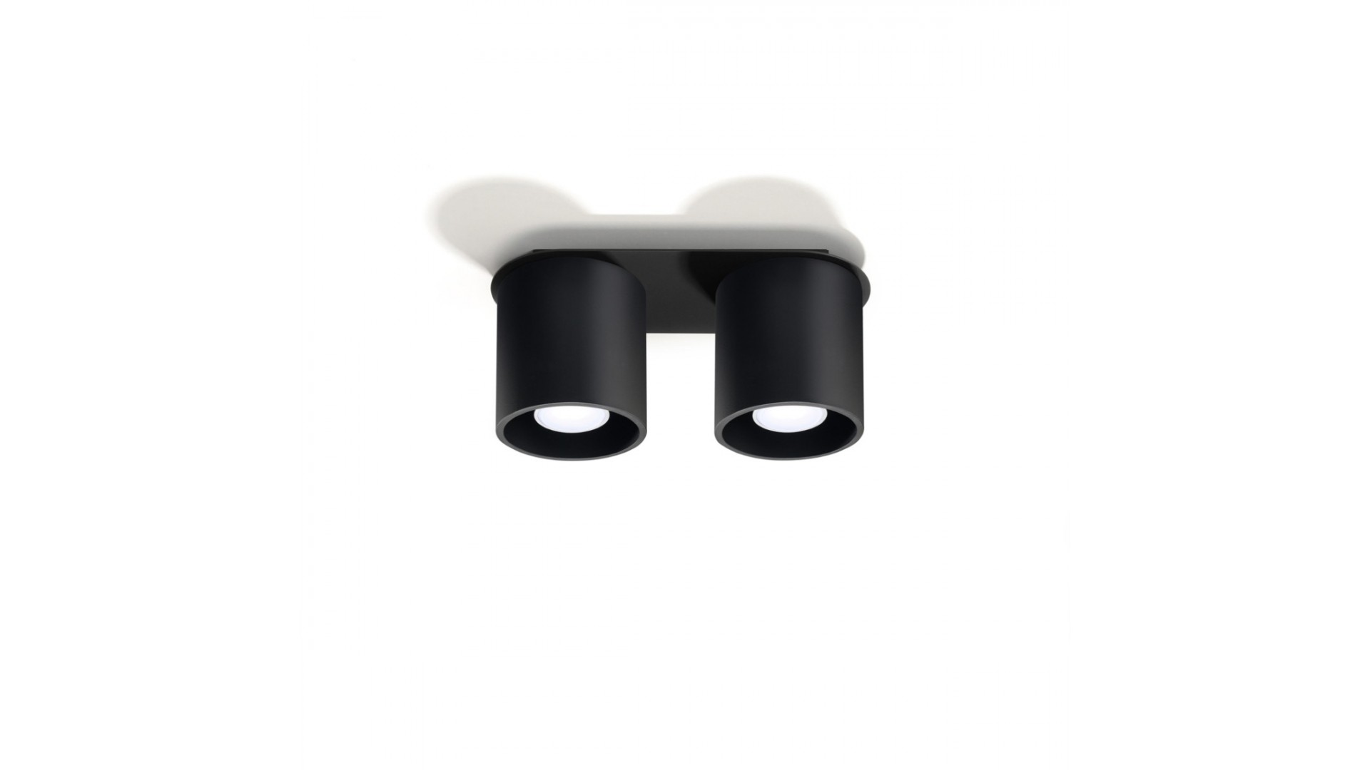 Plafon ORBIS 2 czarny Sollux SL.0054