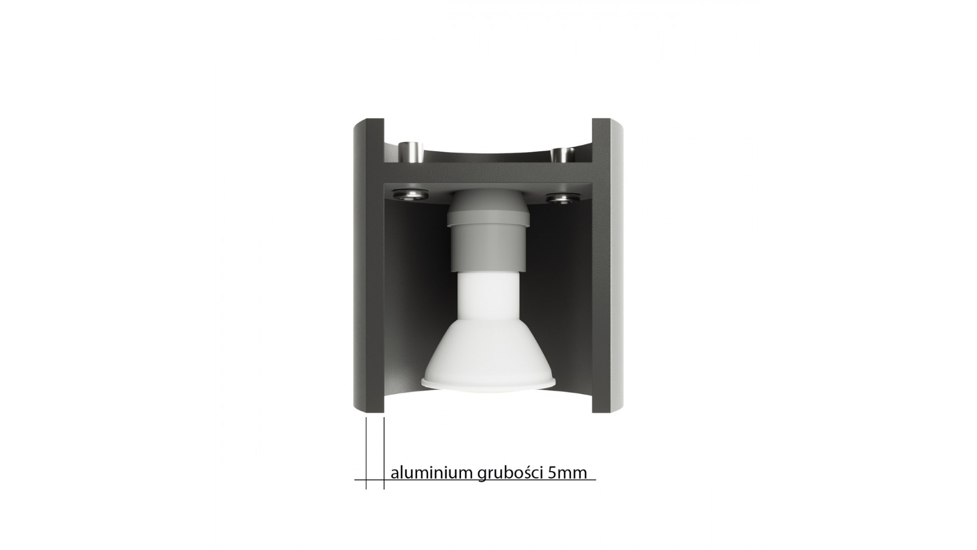 Plafon ORBIS 2 czarny Sollux SL.0054