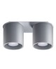 Plafon ORBIS 2 szary Sollux SL.0055