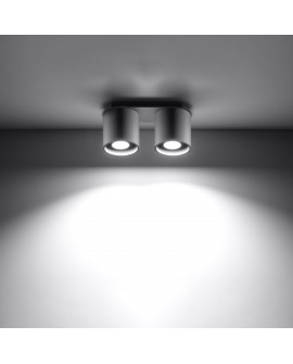 Plafon ORBIS 2 szary Sollux SL.0055